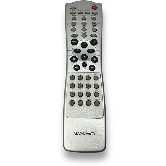 Magnavox N9411UD Replacement Remote Control Wireless for DVD/VCR Combo Silver - Picture 1 of 3